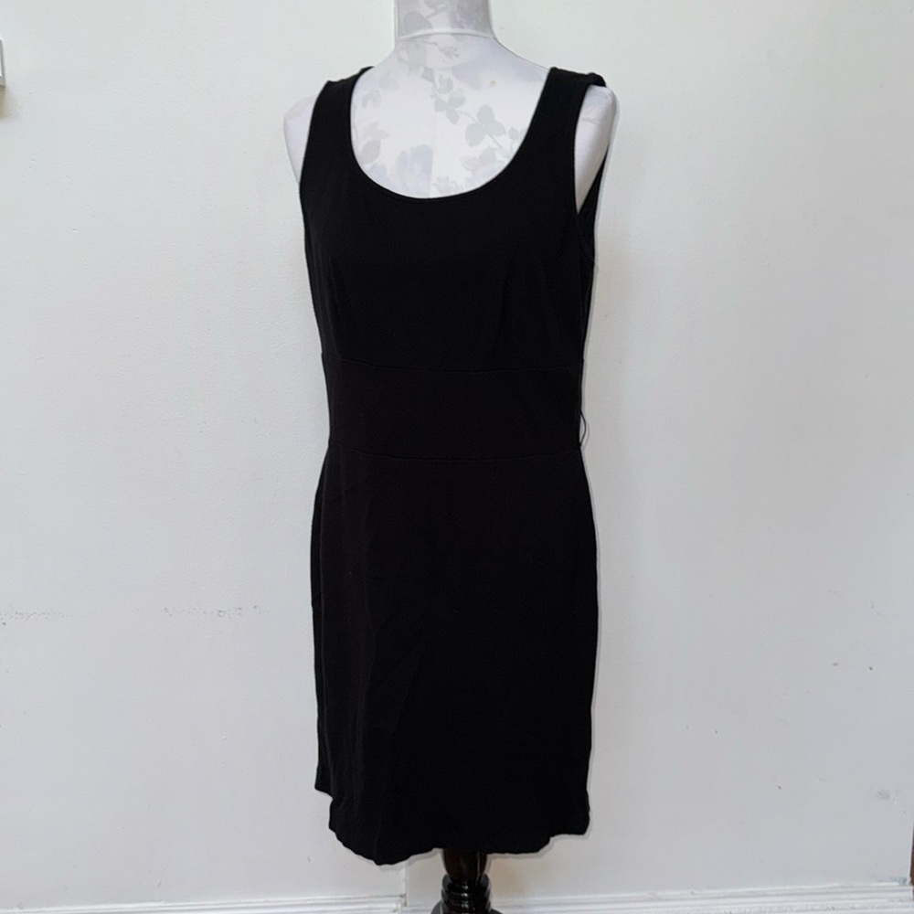 Style & Co Scoop Neck Sleeveless Little Black Dress